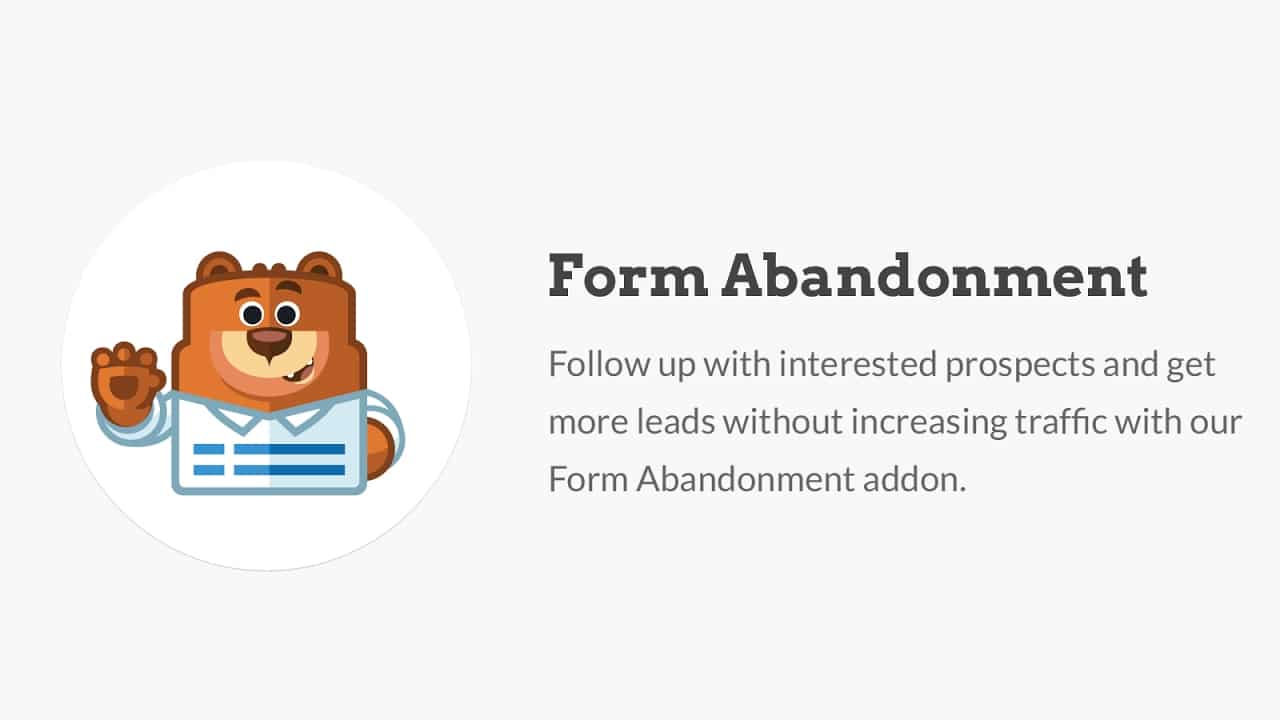 WPForms Form Abandonment