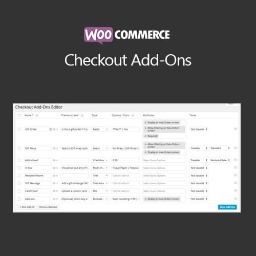 WooCommerce Checkout Add-Ons 2.5.4