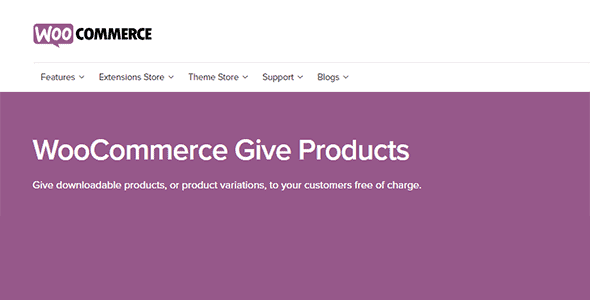 WooCommerce Give Products