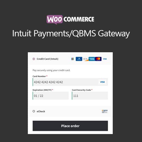 WooCommerce Intuit Payments-QBMS Gateway 3.0.0