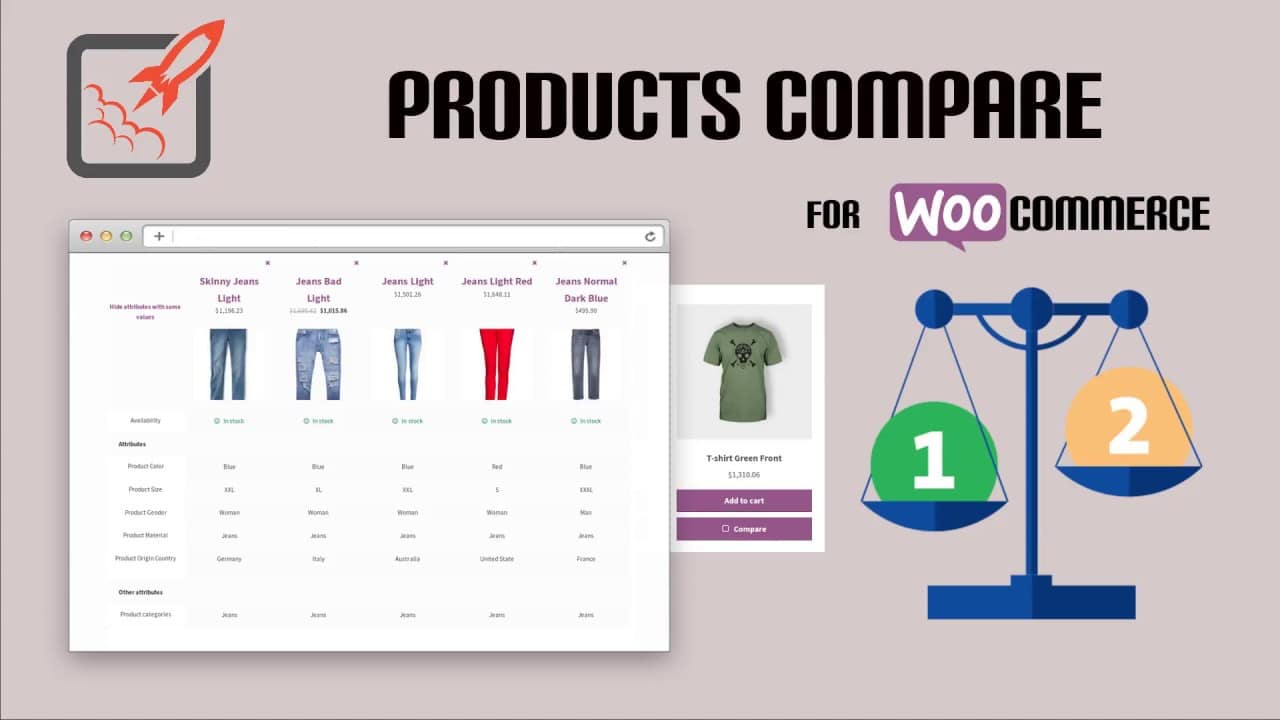 WooCommerce Products Compare