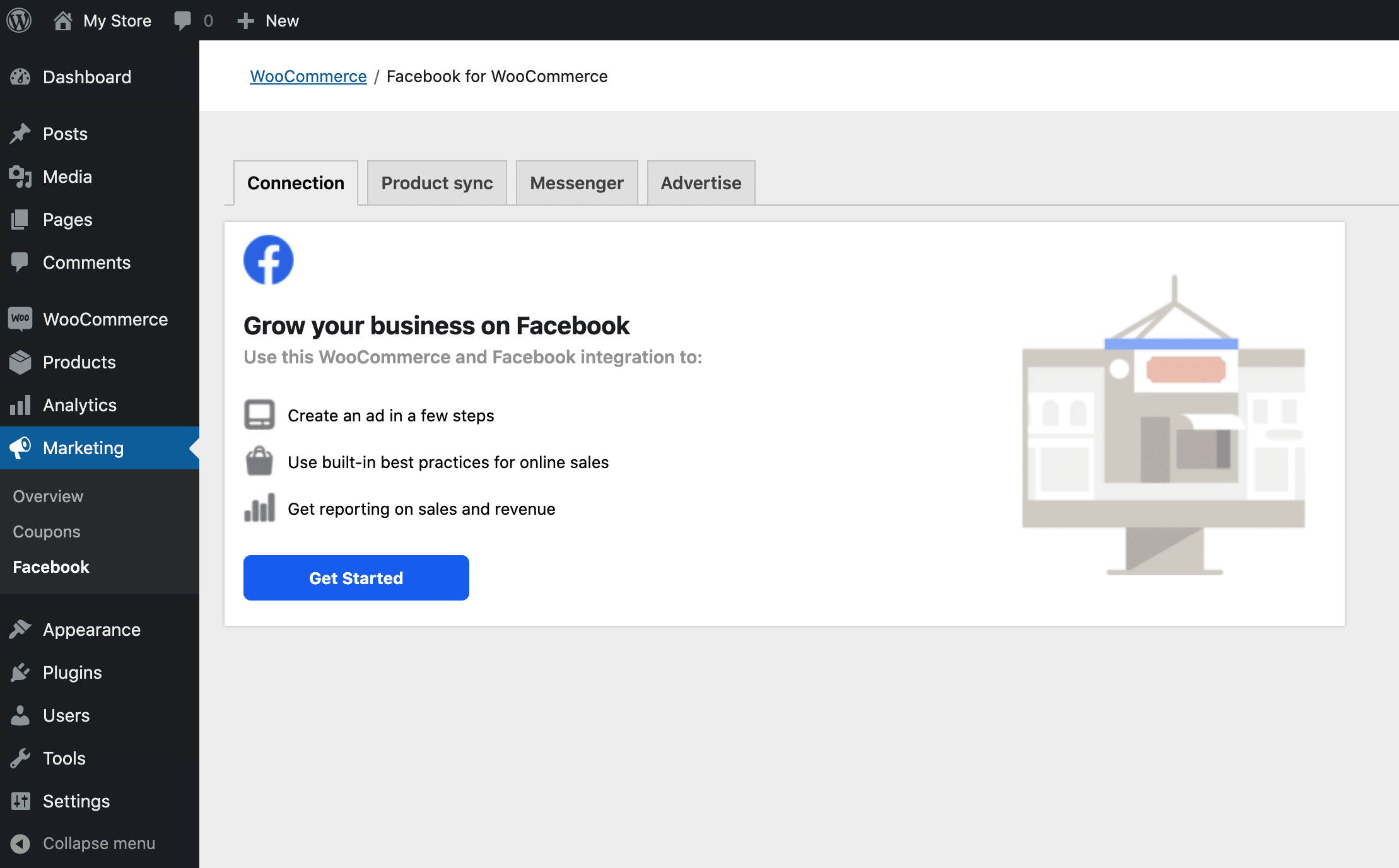 Woocommerce Facebook Tab