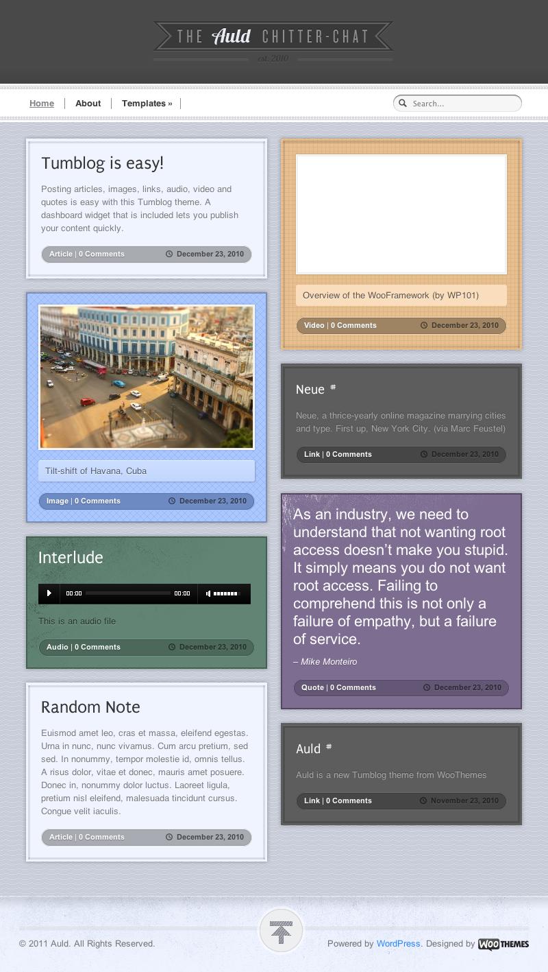 Auld Premium Theme for WooCommerce