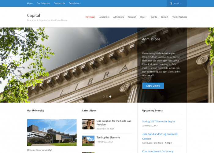 Capital Premium Theme for WooCommerce