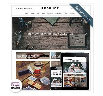 Dessign Product Responsive WordPress Theme