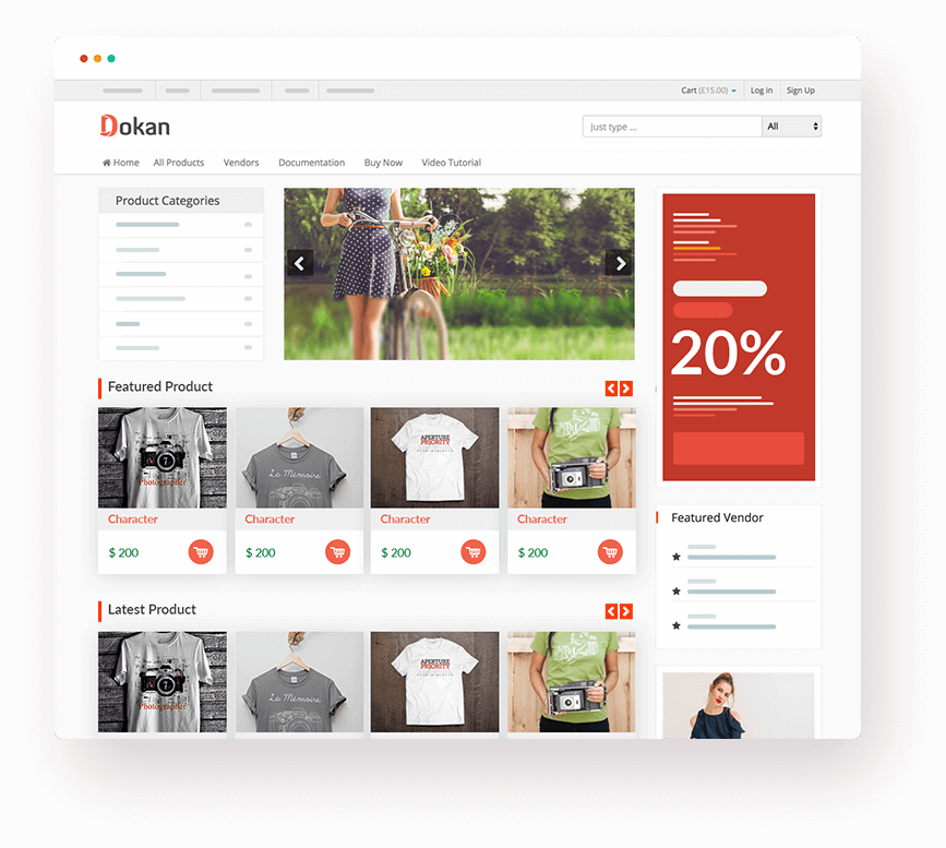 Dokan eCommerce Theme