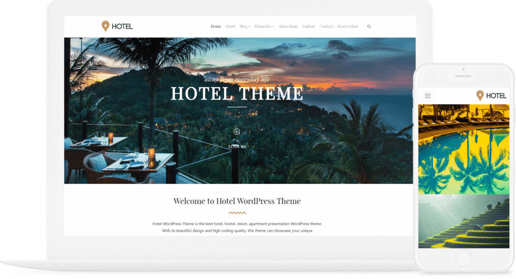 Responsive Hotel Website Builder