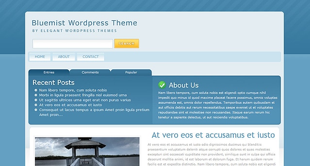 Elegant Themes BlueMist
