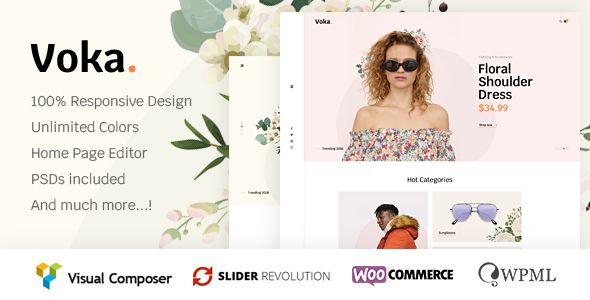 Voka - Fashion Cosmetic & Accessories WooCommerce Theme