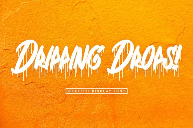 Dripping Drops Font