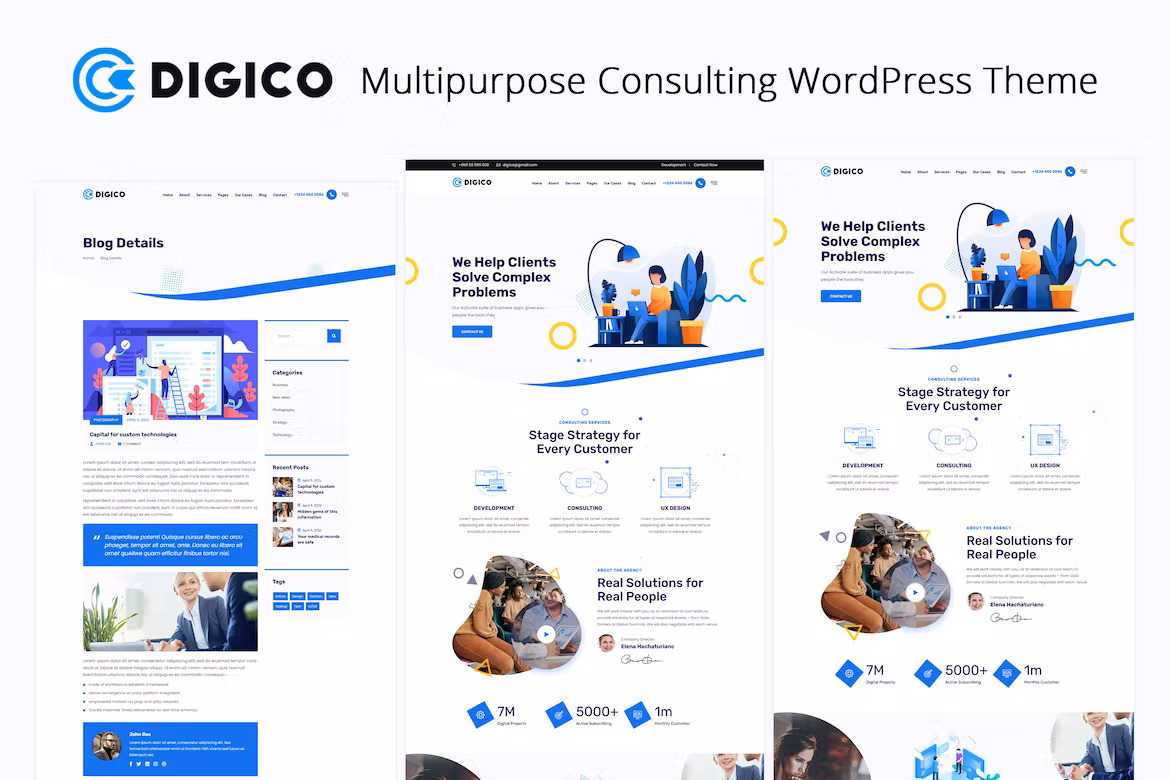 Multipurpose Consulting WordPress Theme