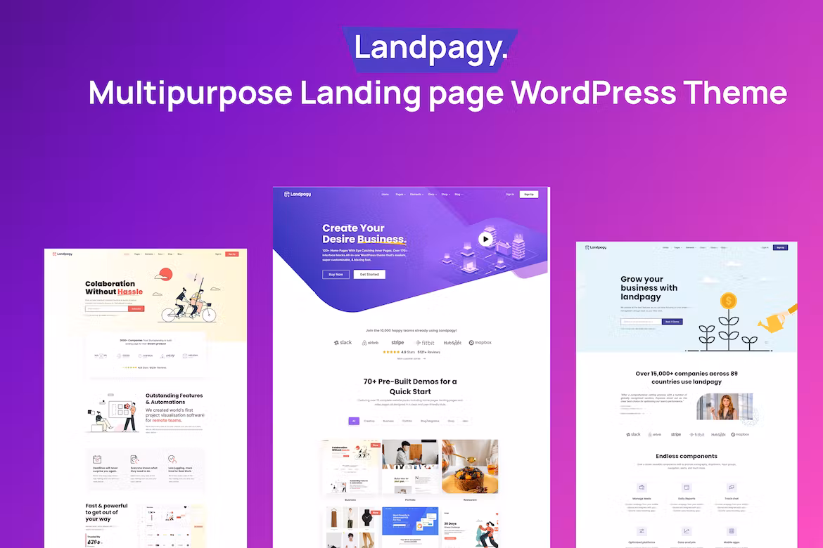 Multipurpose Landing page Theme - Landpagy
