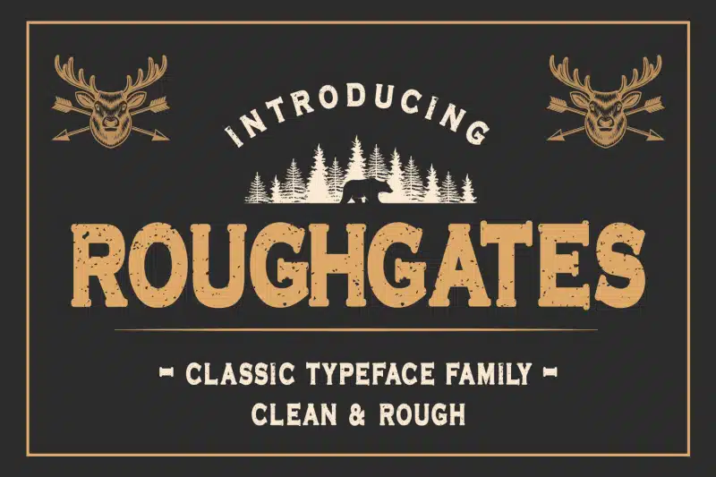Roughgates Font