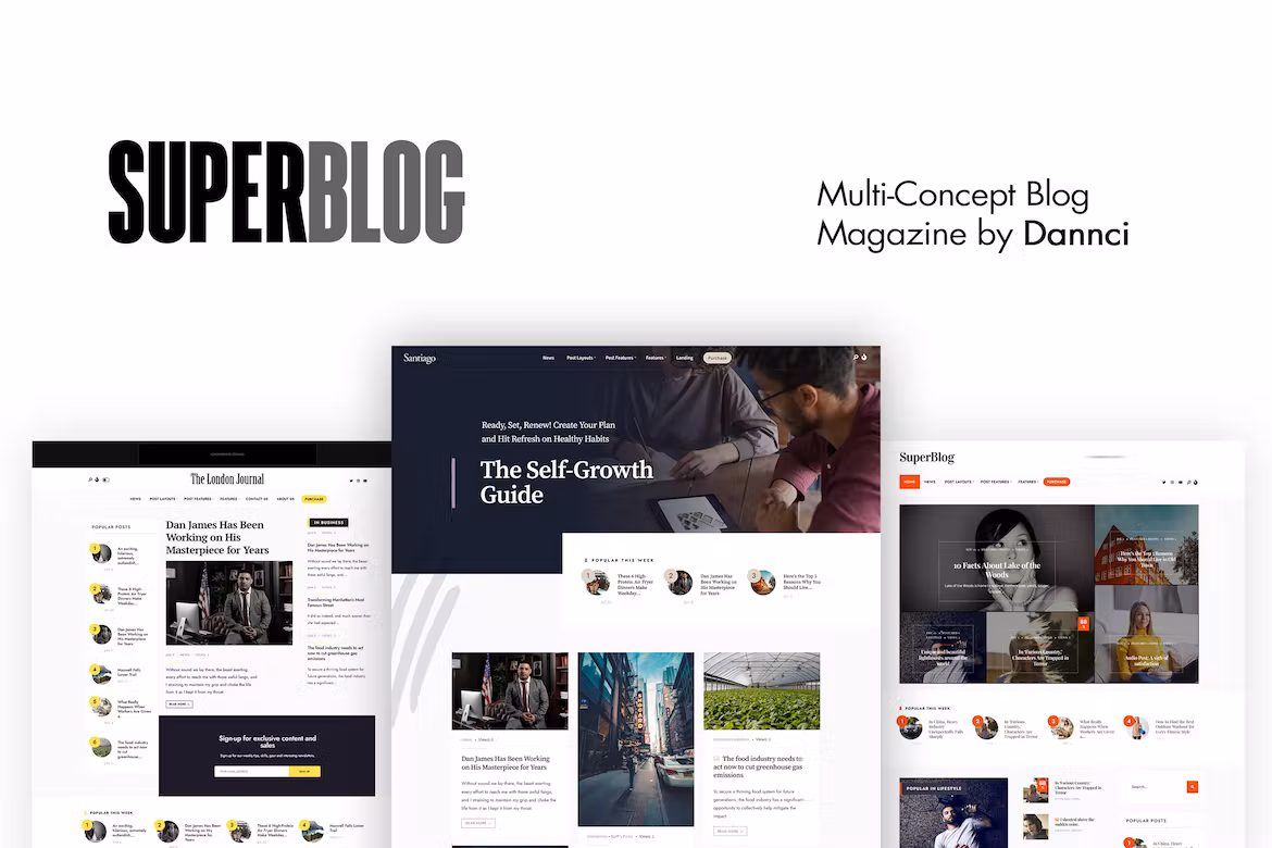 Powerful Blog & Magazine Theme - SuperBlog