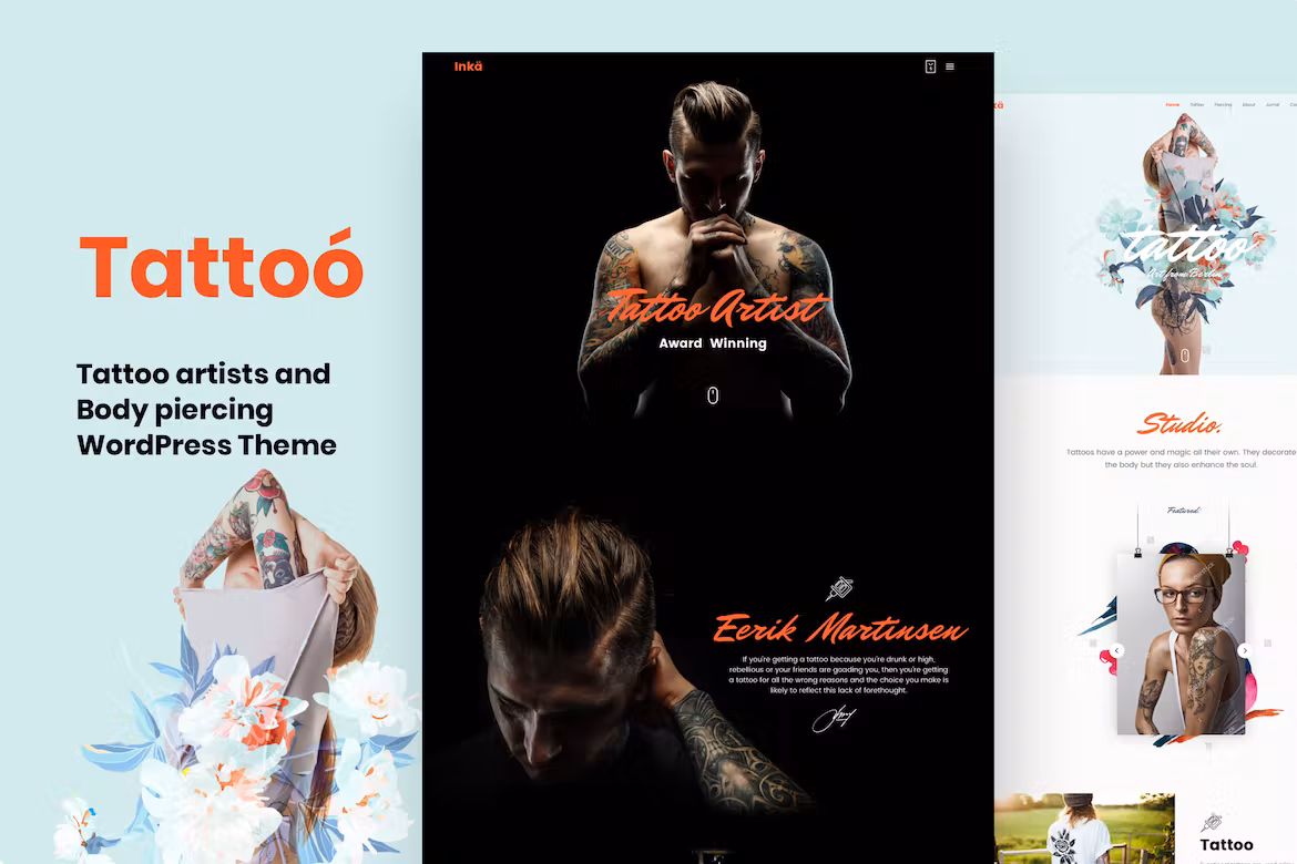 WordPress Theme - Tattoo