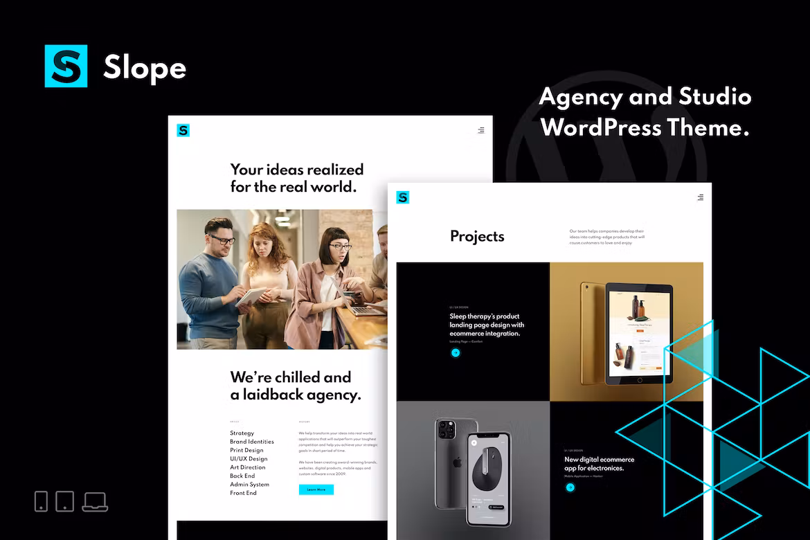 Agency & Studio WordPress Theme - Slope