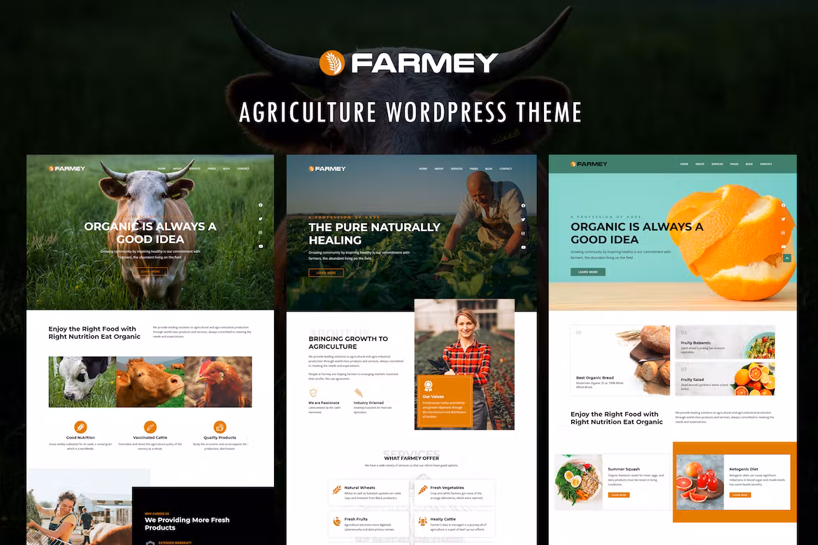 Agriculture WordPress Theme