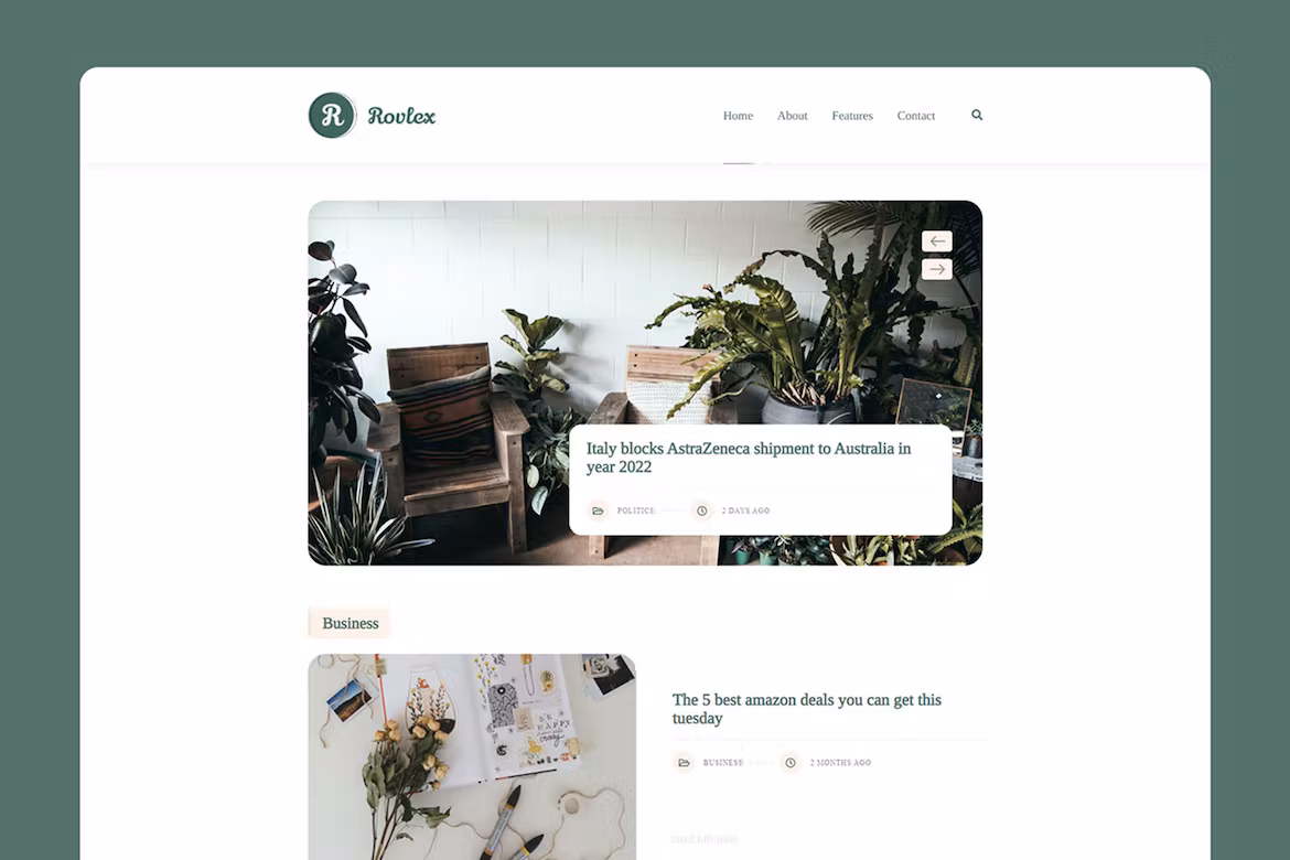 Blog Theme for Writers