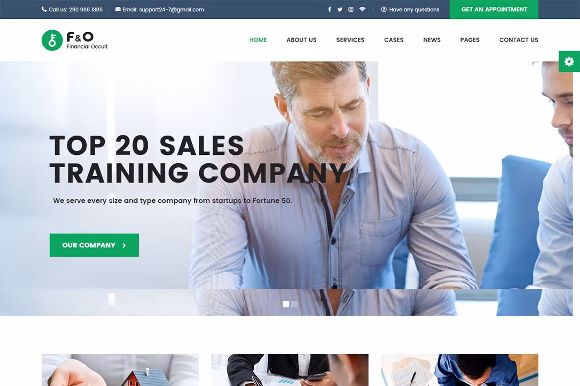 Consultant Finance WordPress Theme