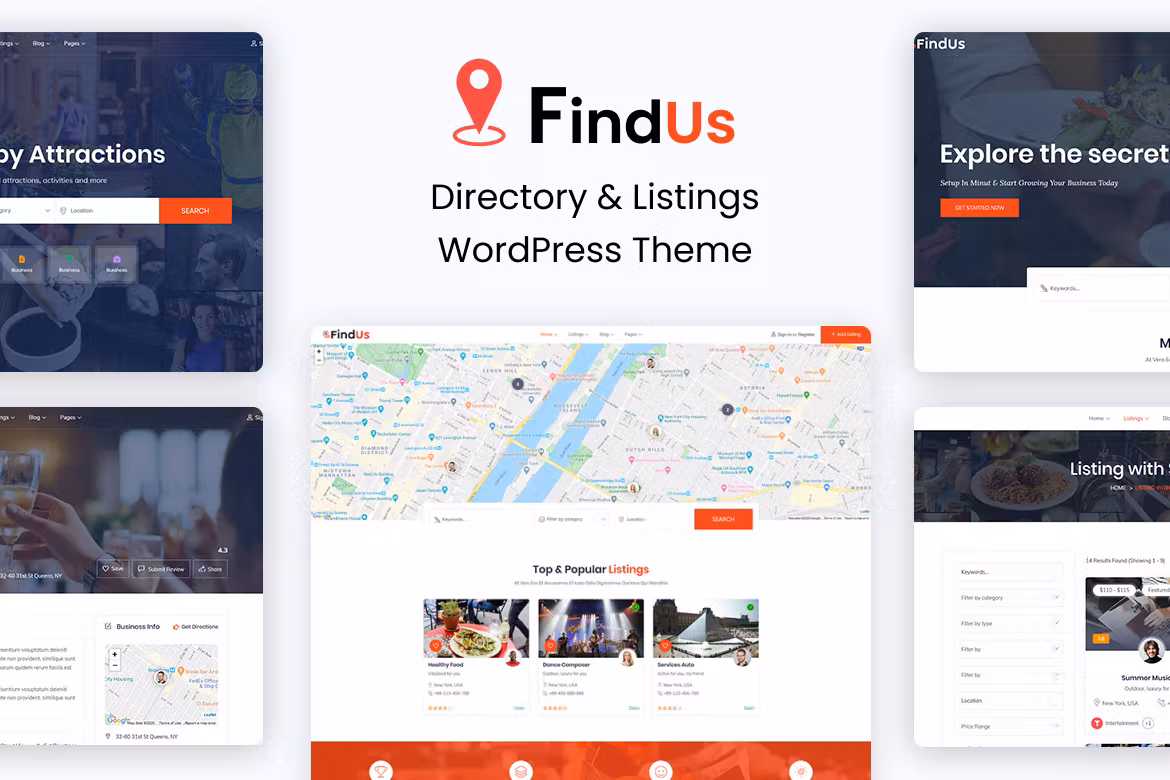 Directory Listing WordPress Theme