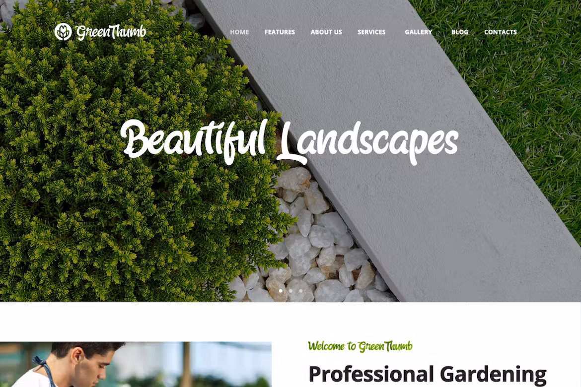 Gardening & Landscaping Services WP