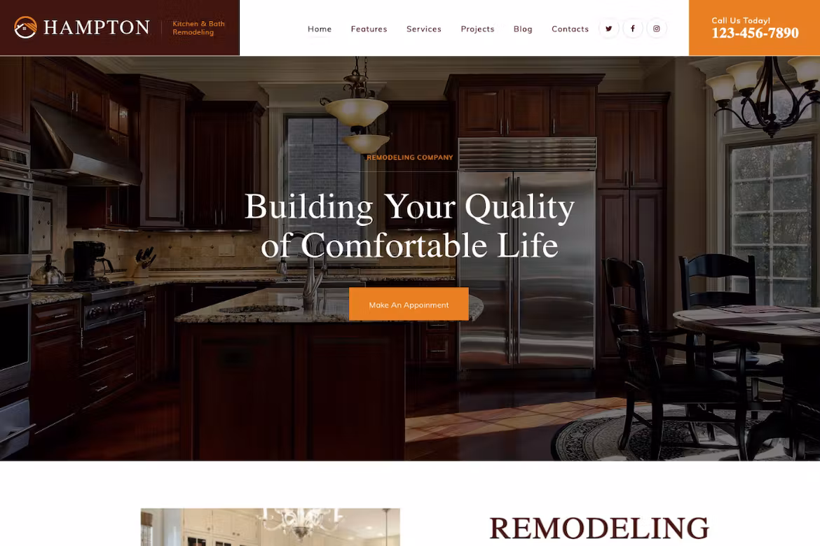 Home Design and House Renovation WP Theme