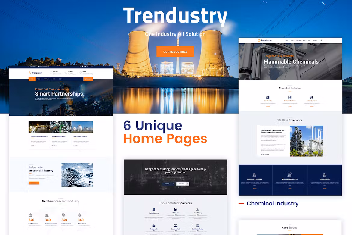 Industrial & Manufacturing WordPress