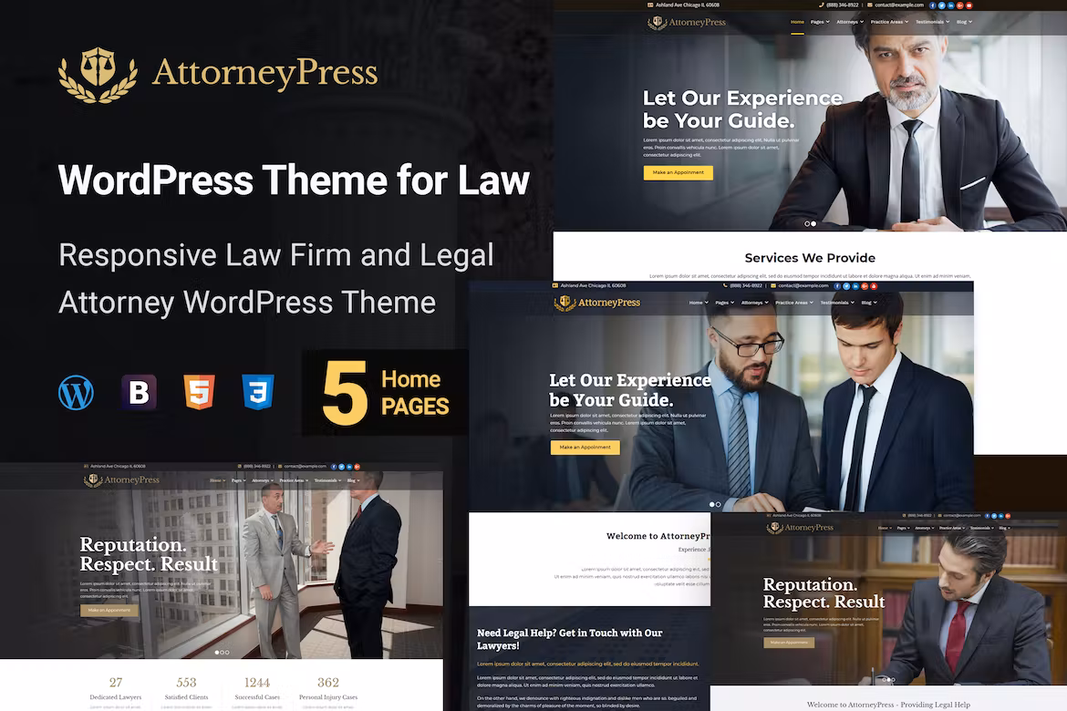 Lawyer WordPress Theme