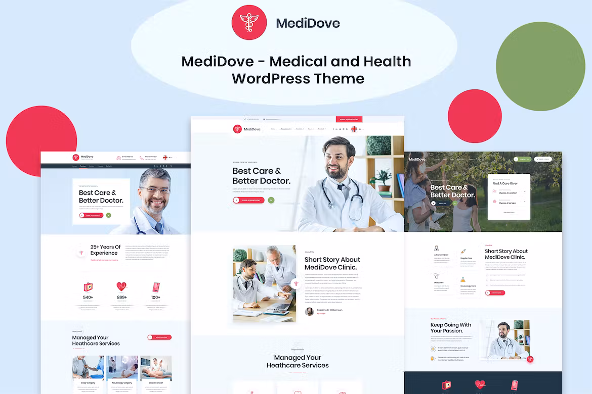 Medical and Health WordPress Theme