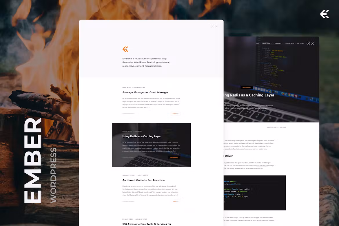 Minimal WordPress Blog Theme