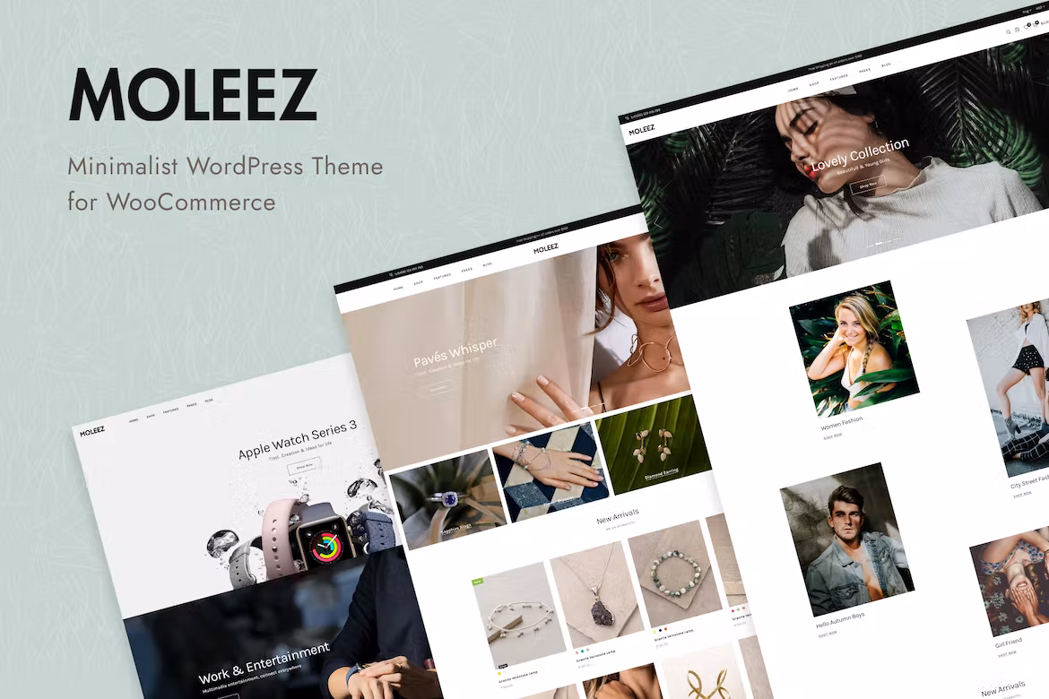 Minimalist WordPress Theme for WooCommerc