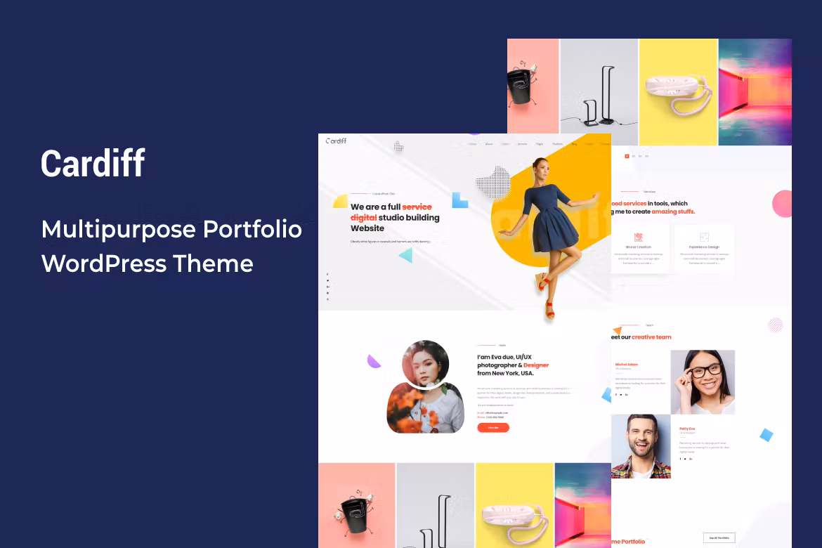 Multipurpose Portfolio WordPress Theme - Cardiff