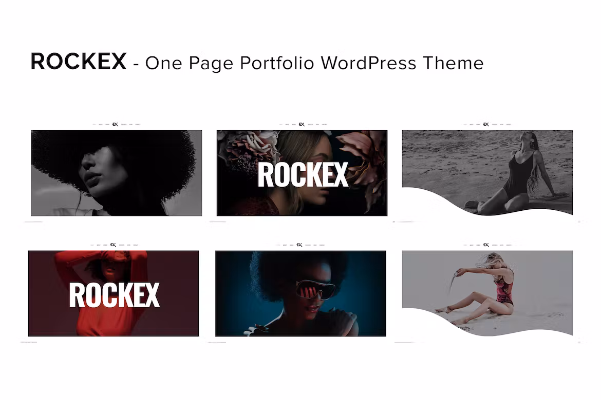 One Page Portfolio WordPress Theme