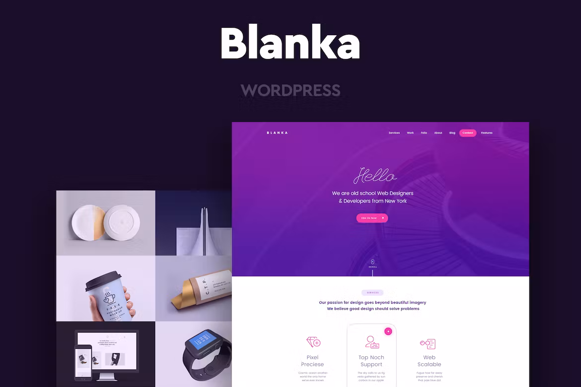 One Page WordPress Theme