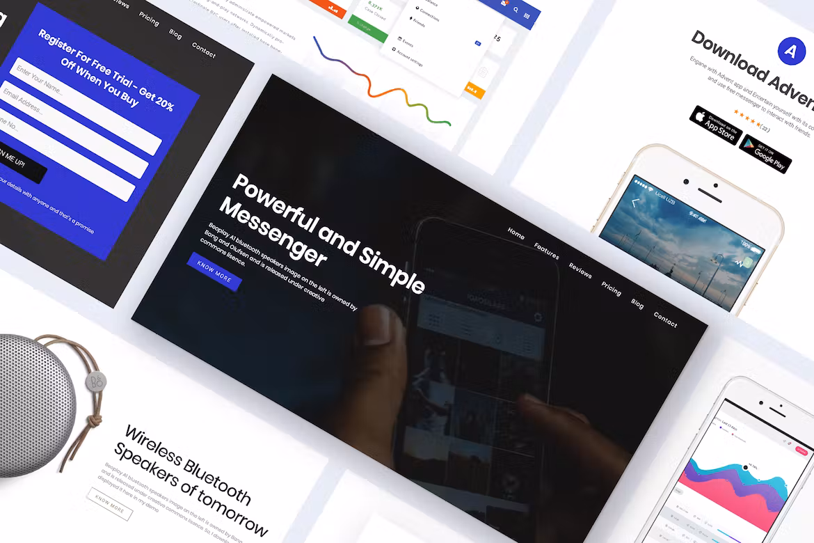 Onepage Digital Marketing WordPress Theme