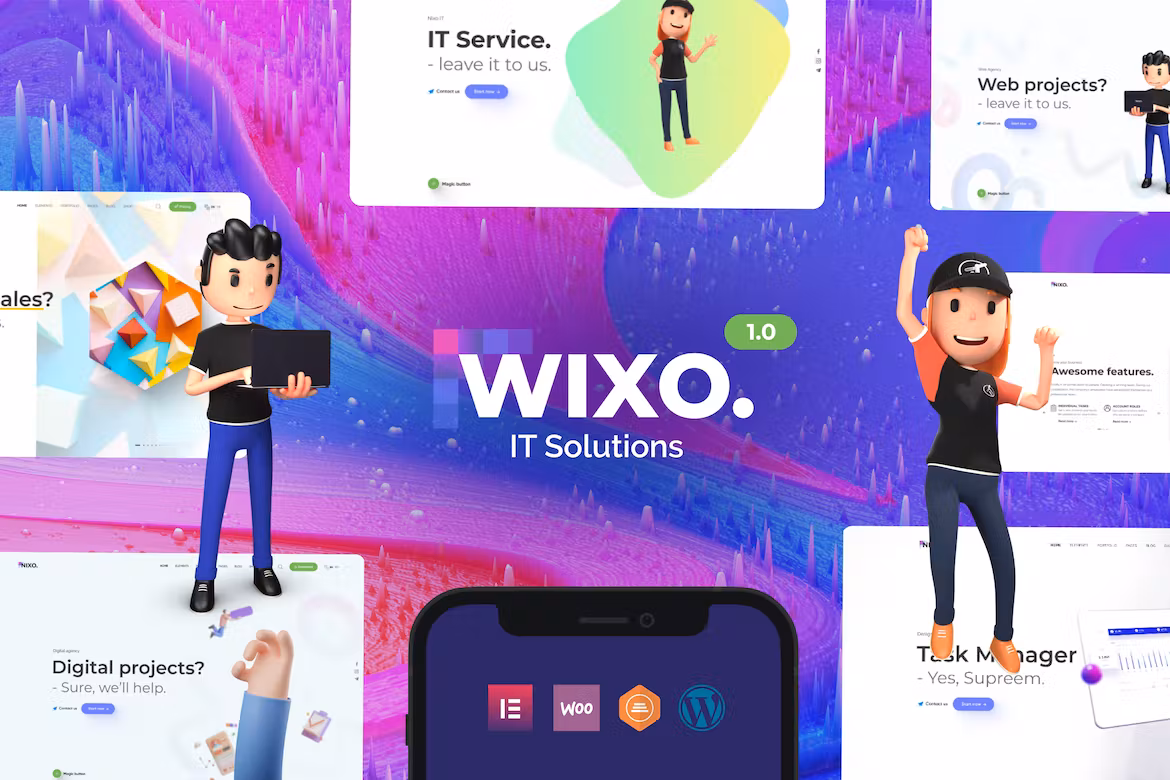 Saas & IT Solutions WordPress Theme