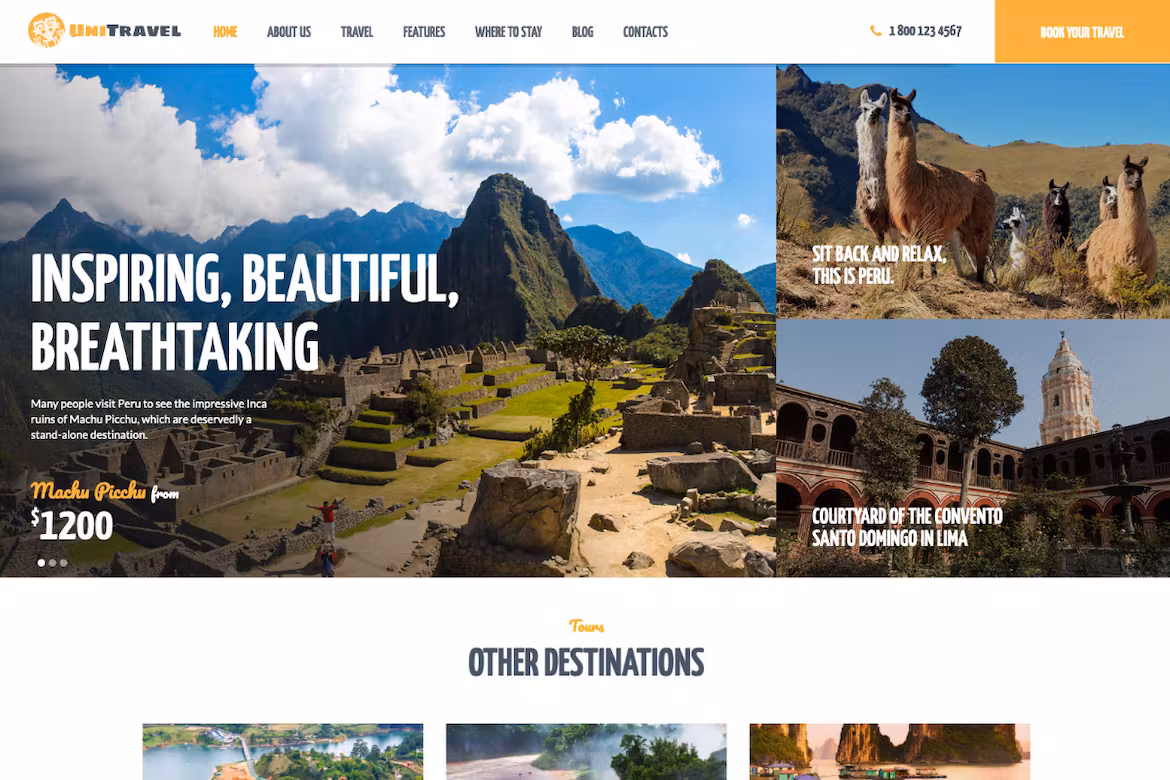 Travel Agency & Tourism Bureau WP
