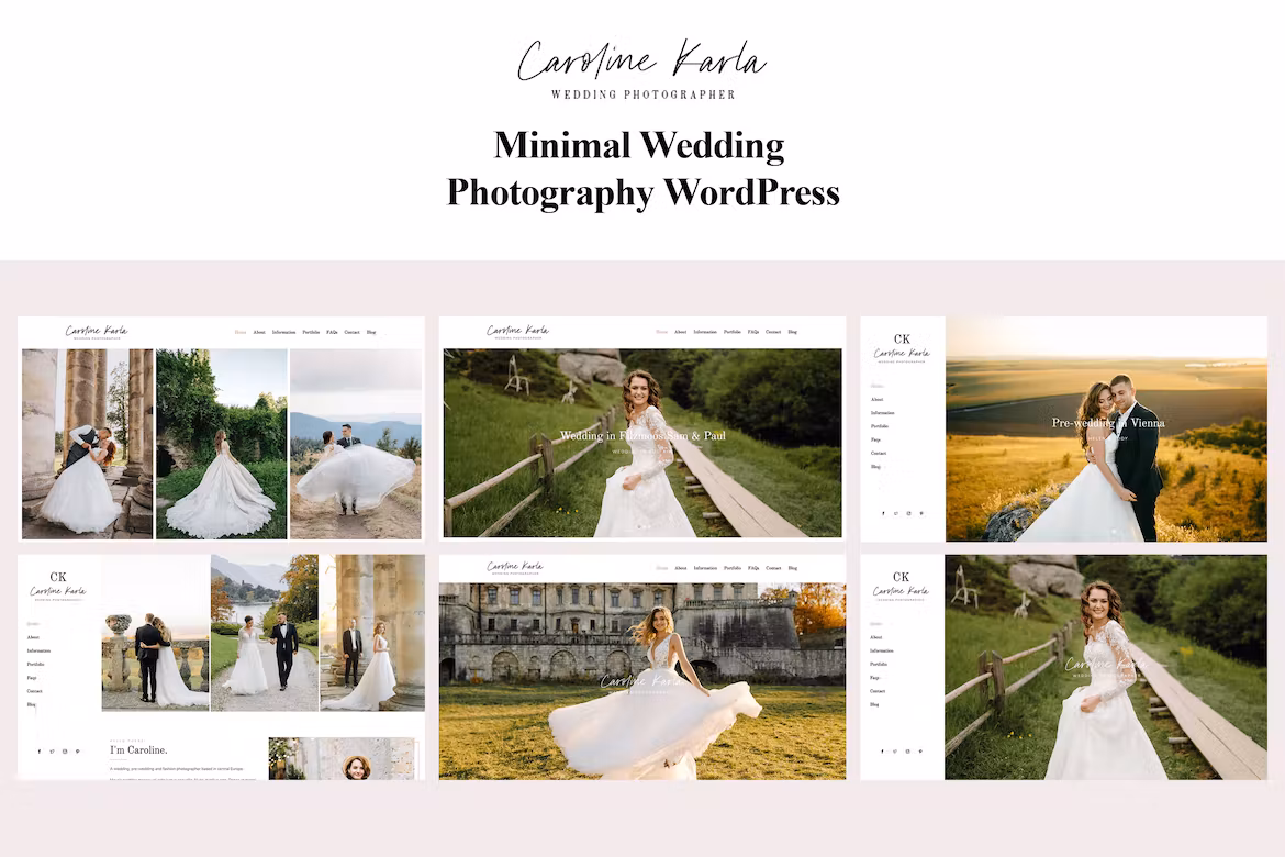 Wedding Photography WordPress Theme