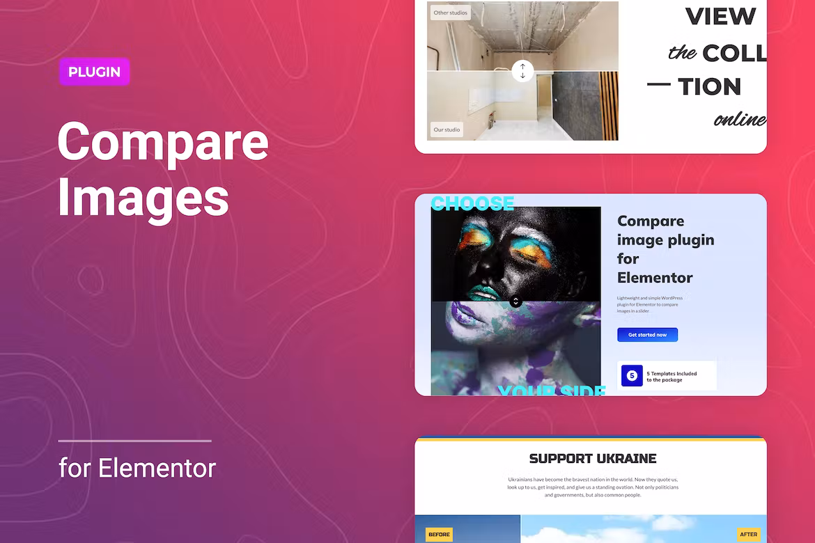 Before and After Image Compare for Elementor