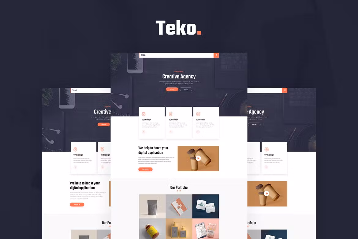 Creative Agency Template Kit - Teko