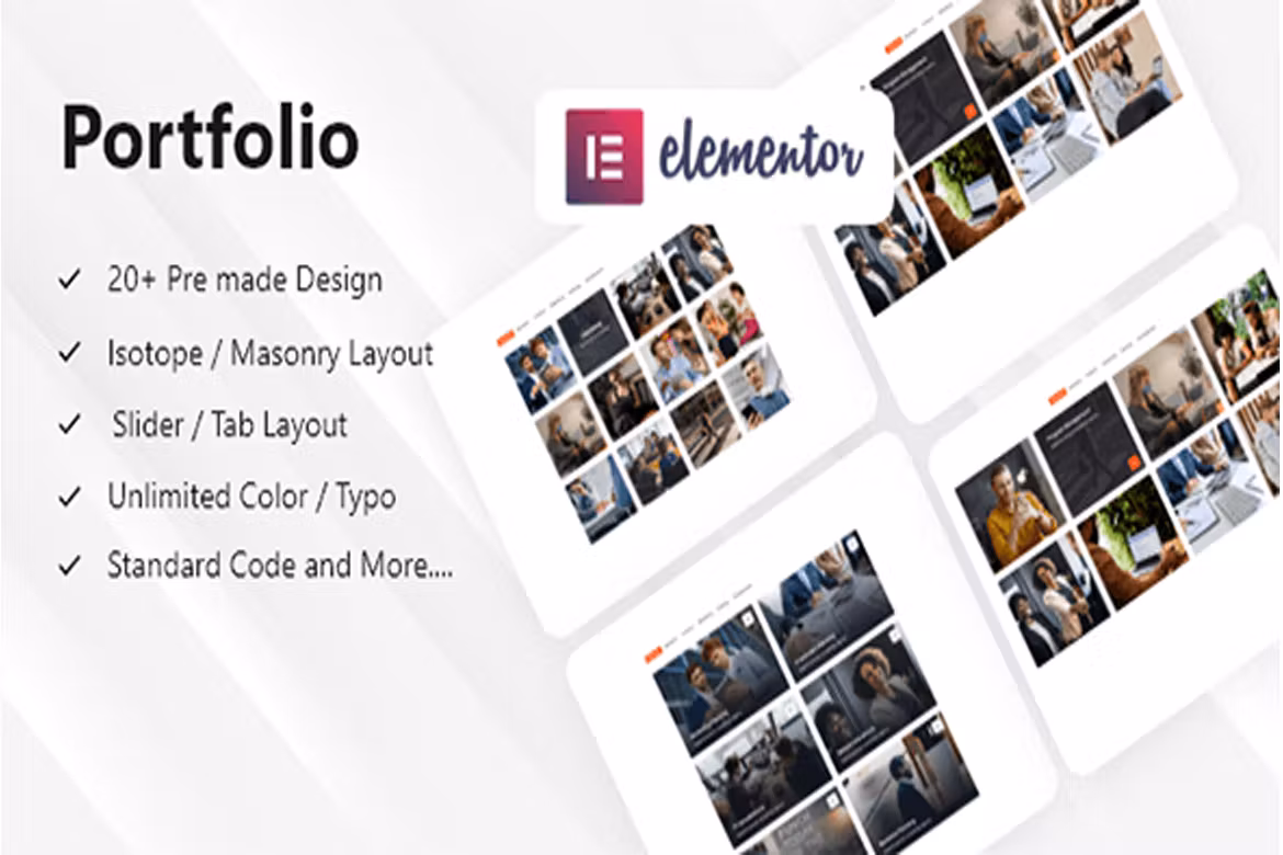 Elementor Portfolio Addon Wordpress Plugin