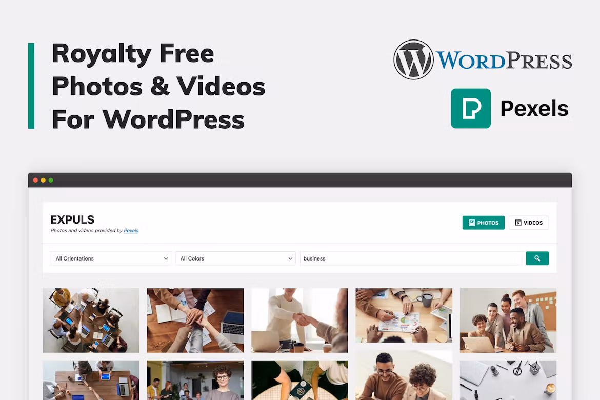 Expuls Royalty Free Photos & Videos For WordPress