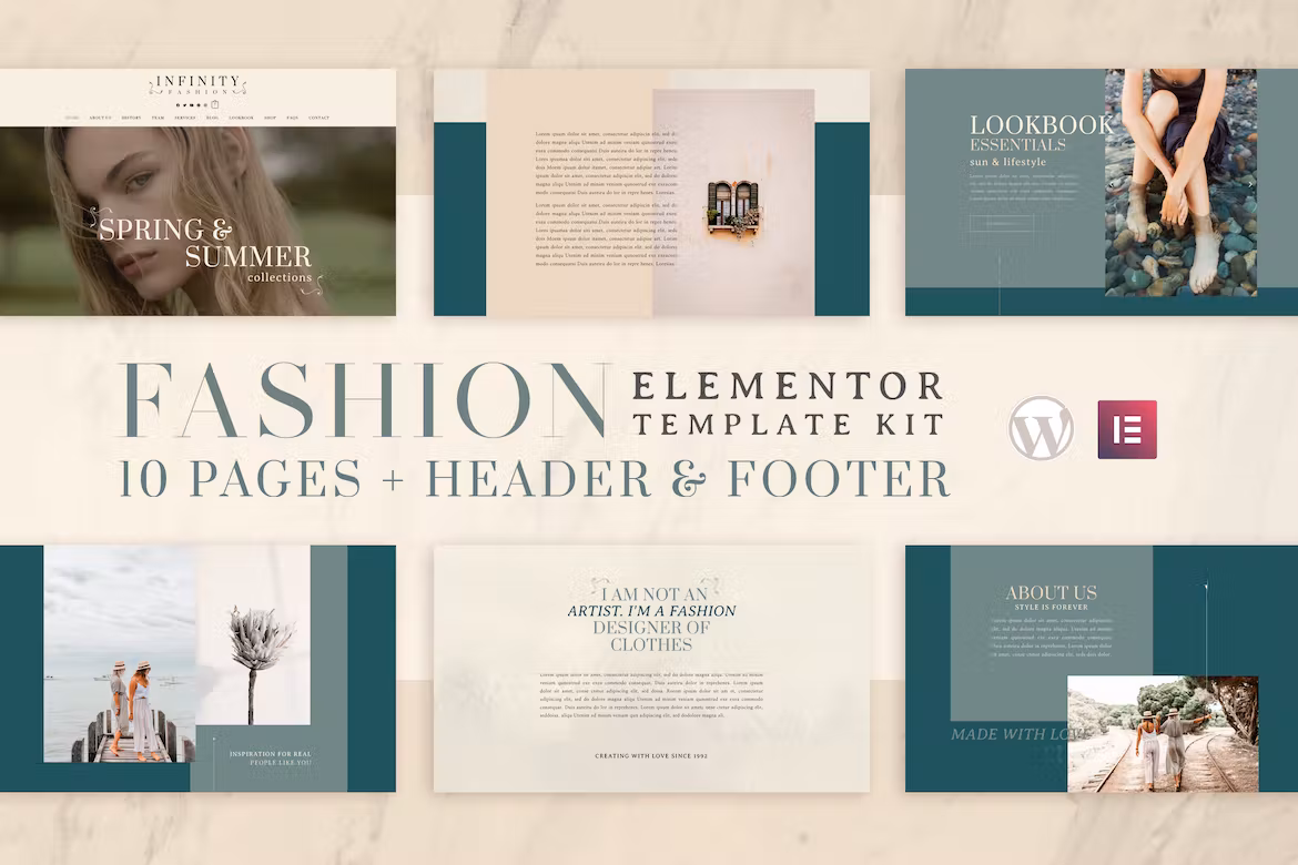 Infinity Fashion - WooCommerce Elementor Template Kit