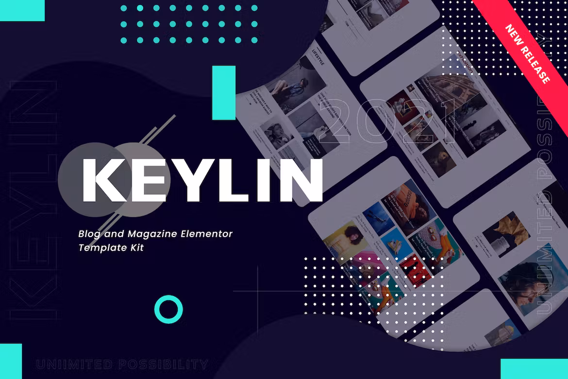 Keylin - Blog & Magazine Elementor Template Kit