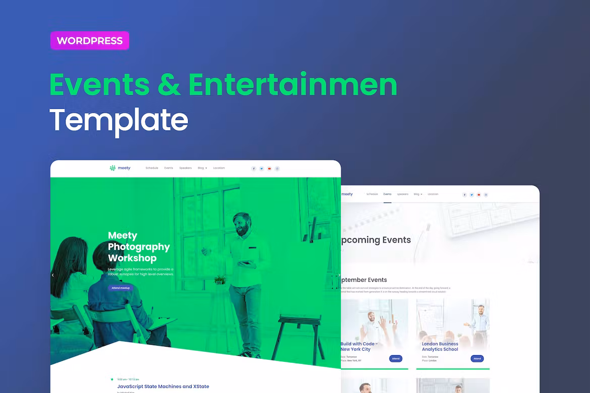 Meety – Events & Meetups Elementor Template Kit