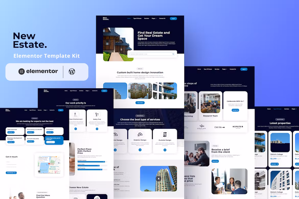 Real Estate Elementor Template Kit -New Estate
