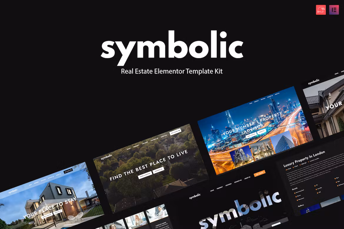 Real Estate Elementor Template Kit - Symbolic