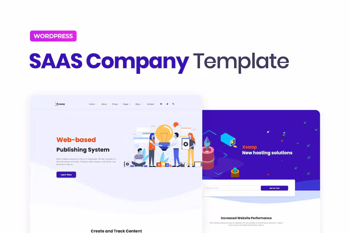 SAAS Company Elementor Template Kit - Xsapp