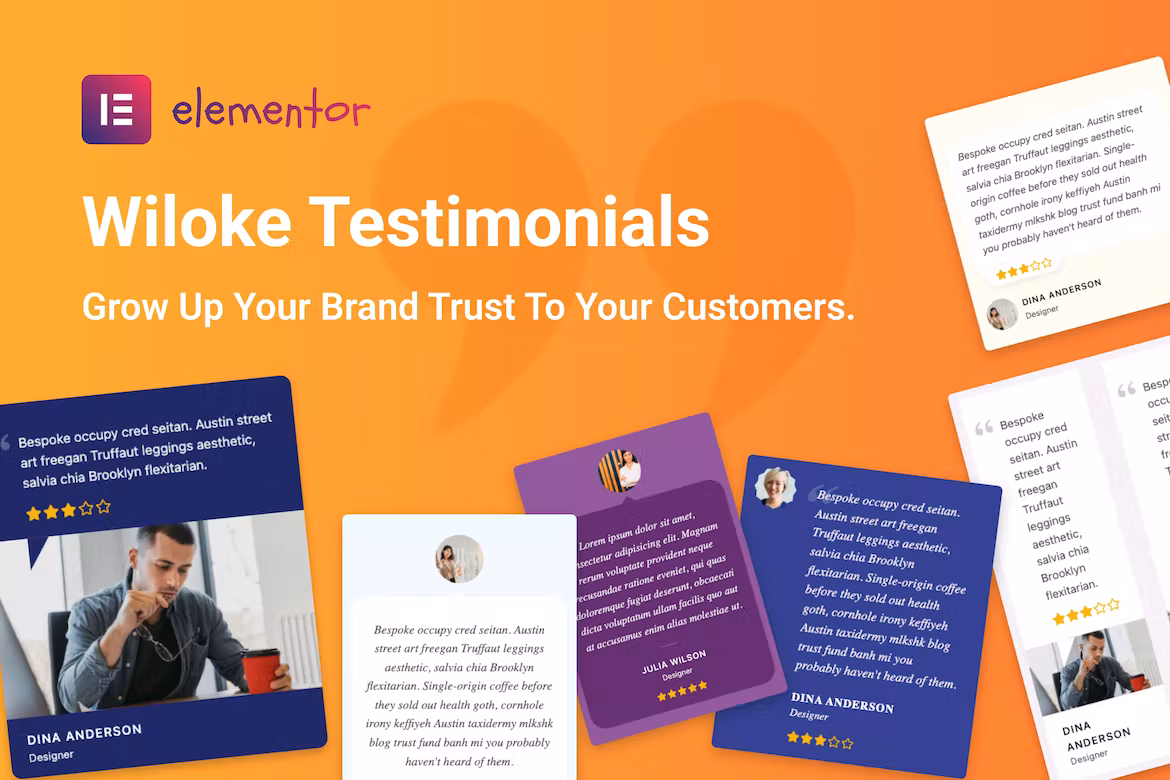 Wiloke Testimonials Addon for Elementor