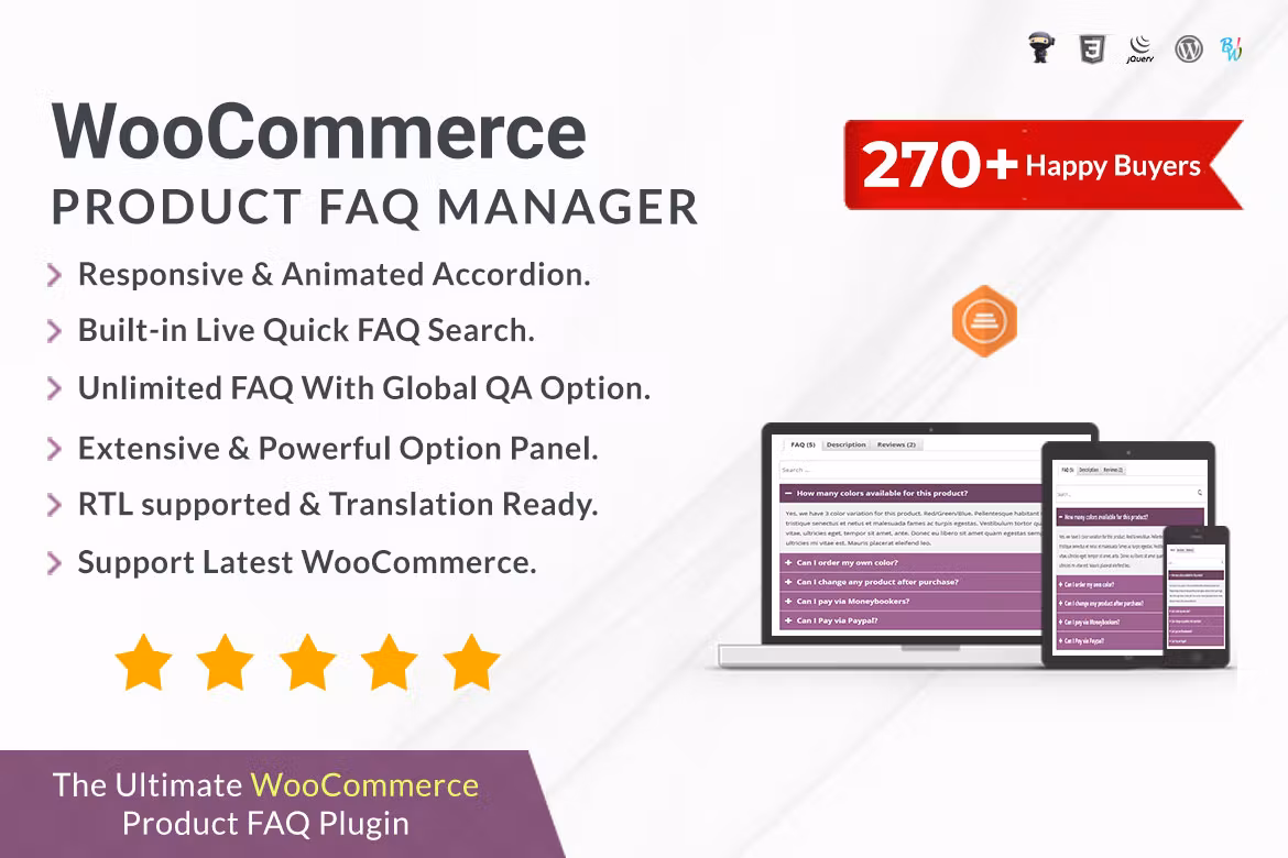 WooCommerce Product FAQ Manager